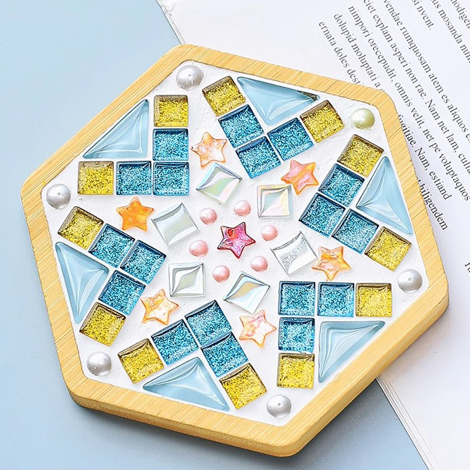 Mosaic Coaster DIY Craft Kit - DIY Creative Gift idea
