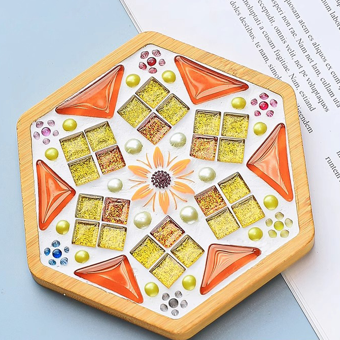 Mosaic Coaster DIY Craft Kit - DIY Creative Gift idea