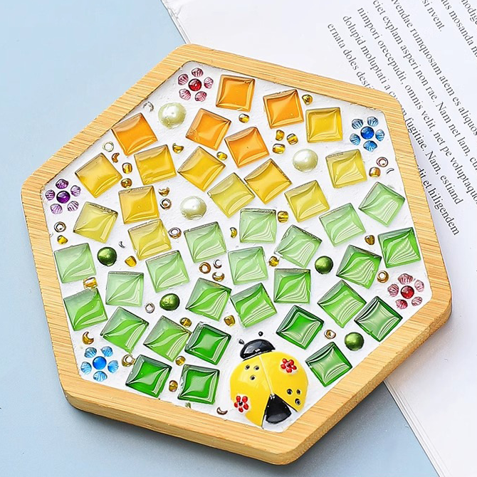 Mosaic Coaster DIY Craft Kit - DIY Creative Gift idea