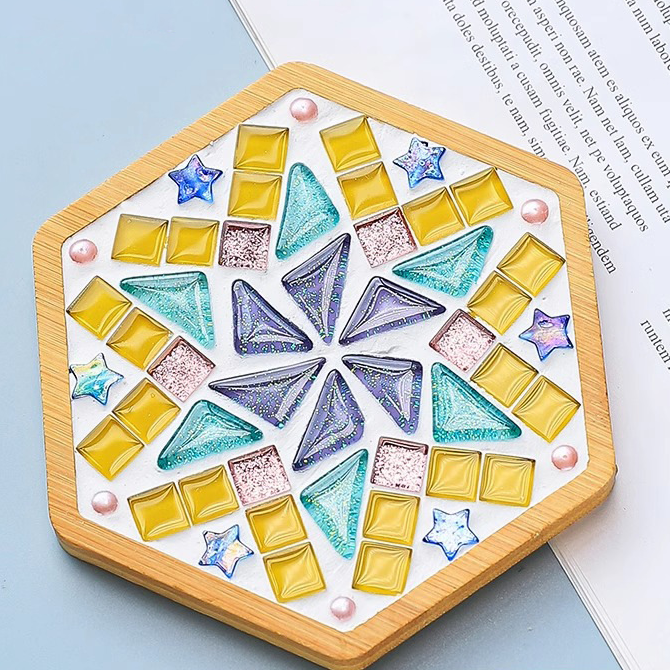 Mosaic Coaster DIY Craft Kit - DIY Creative Gift idea