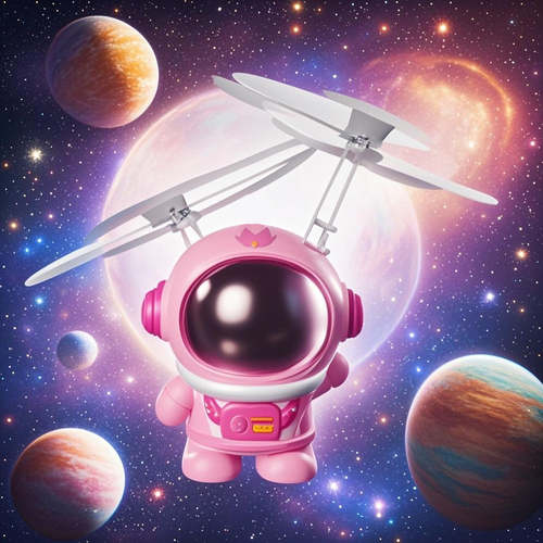 Gesture Sensing Hover Drone - LED Flying Robot Toy